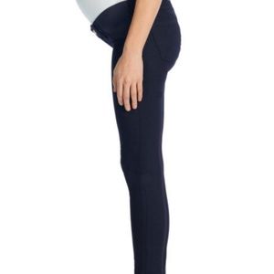 J Brand Mama J Mid-Rise Skinny In Bluebird